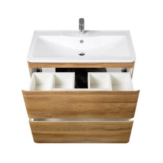 Тумба под раковину BelBagno напольная 100x85см Rovere Rustico ALBANO-1000-2C-PIA-RR